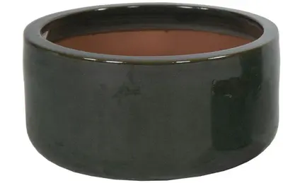 Mcollections Bloempot Geglazuurd – 38 x 20 cm – Mosgroen - afbeelding 1