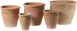 Mcollections bloempot stan a2 terracotta 18x17 cm - afbeelding 1