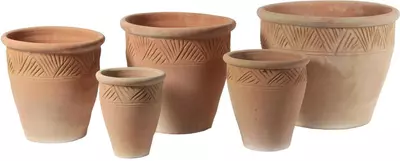 Mcollections bloempot stan a2 terracotta 38x33 cm - afbeelding 1
