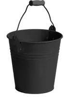 Mcollections Emmer Zink – Ø13 × H11 cm – Zwart - afbeelding 1