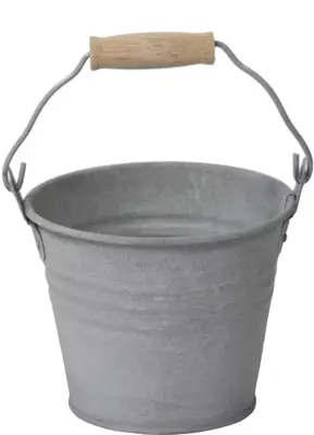 Mcollections Emmer Zink Old Look – Ø13 × H11 cm - afbeelding 1