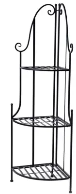 Mcollections Etagère Hoek Metaal – 43 × 30 × 125 cm - afbeelding 1