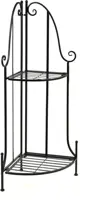 Mcollections Etagère Hoek Metaal – 43 × 30 × 97 cm - afbeelding 1