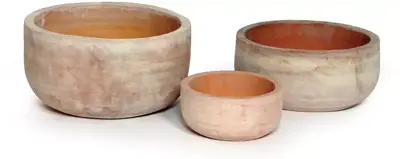 Mcollections schaal terracotta 38x20 cm whitewash - afbeelding 2