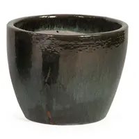 Mega Collections Bloempot Egg Geglazuurd  Ø48x41 cm Mos Groen kopen?