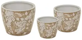 Mega Collections Bloempot Qing Egg Small – Ø16xH16 cm – Taupe/Bruin kopen?