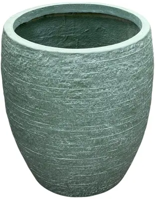 Mega Collections Bloempot Utah Bullet Hoog - Ø44,5 cm x H50 cm - Groen  - afbeelding 2