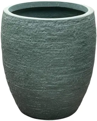 Mega Collections Bloempot Utah Bullet Hoog - Ø44,5 cm x H50 cm - Groen  - afbeelding 3