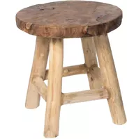 Mega Collections decowood stool d40 h42 - afbeelding 1
