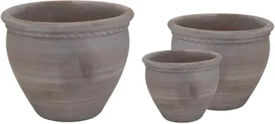 Mega Collections Mystic Touw - Ø45x H37 cm - Bruin - afbeelding 1