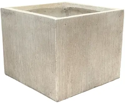 Mega Collections Plantenbak Kubus Nora – B34 x H30 cm – Desert - afbeelding 1