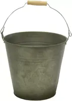 Mega Collections Plantenemmer Zink 1L - Ø13x11cm - Vintage Groen - afbeelding 1