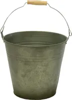 Mega Collections Plantenemmer Zink 2L - Ø16x14cm - Vintage Groen  - afbeelding 1