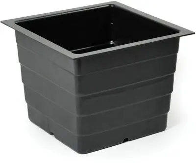 Mega Collections Plastic Inzetpot - B39 x H25 cm – Zwart - afbeelding 1