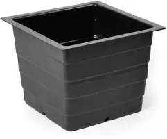 Mega Collections Plastic Inzetpot - B39 x H25 cm – Zwart - afbeelding 1