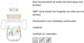 Mepal 360° drinkbeker mio 200 ml - fairy garden - afbeelding 4