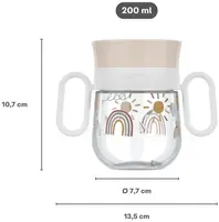 Mepal 360° drinkbeker mio 200 ml - sunshine & rainbow - afbeelding 3