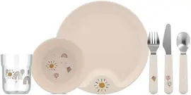 Mepal kinderserviesset mio 6-delig - sunshine & rainbow - afbeelding 1