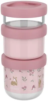 Mepal snackbox stackable mio 3-delig - fairy garden - afbeelding 1