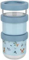 Mepal snackbox stackable mio 3-delig - forest friends - afbeelding 1
