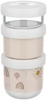 Mepal snackbox stackable mio 3-delig - sunshine & rainbow