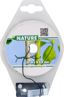 Metaaldraad geplastif. d0.8mm l50m - afbeelding 2