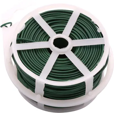 Metaaldraad geplastif. d1.2mm l50m - afbeelding 2