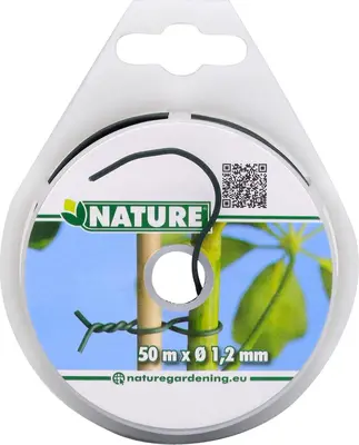 Metaaldraad geplastif. d1.2mm l50m - afbeelding 3
