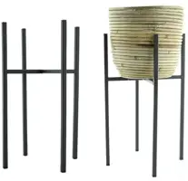 Metal stand black 21x21h35cm kopen?