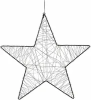 Metalen LED Ster Ø 56 cm 500 LED wit extra warm wit - afbeelding 1
