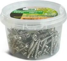  Meuwissen Agro Vlonderschroeven RVS | 5,0 x 40 mm | 175 stuks + 2 bitjes - afbeelding 1