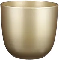 Mica Collections bloempot Tusca rond 28x25 cm goud kopen?