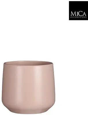 Mica Decorations bloempot Amber 15,5x14cm lichtroze mat - afbeelding 4
