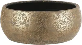 Mica Decorations bloempot Clemente 37x15 cm goud - afbeelding 2