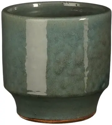 Mica Decorations bloempot Diaz rond 15x15cm groen - afbeelding 1