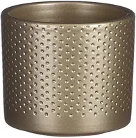 Mica Decorations bloempot Era rond 10x8,5cm goud reliëf kopen?