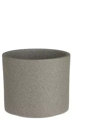 Mica Decorations bloempot Era rond 10x9cm zandgroen