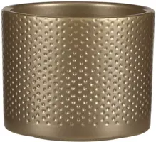 Mica Decorations bloempot Era rond 12x10cm goud reliëf kopen?