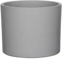 Mica Decorations bloempot Era rond 12x10cm grijs mat kopen?