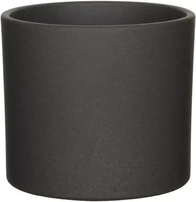 Mica Decorations bloempot Era rond 17,5x14,5cm donkergrijs