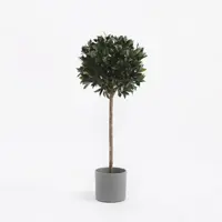 Mica Decorations bloempot Era rond 28x26cm grijs mat - afbeelding 6