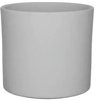 Mica Decorations bloempot Era rond 28x26cm lichtgrijs mat