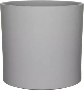 Mica Decorations bloempot Era rond 32.5x31cm grijs mat - afbeelding 1