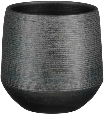 Mica Decorations bloempot Evora 19x18cm donker groen