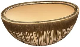 Mica Decorations bloempot falco  0x17cm bruin - afbeelding 2