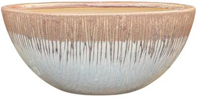 Mica Decorations bloempot falco keramiek 38x23x17cm licht roze - afbeelding 2