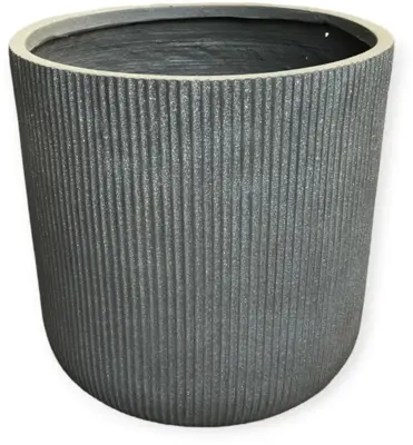 Mica Decorations bloempot nuovo keramiek 45x45cm grijs - afbeelding 1