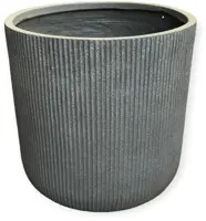Mica Decorations bloempot nuovo keramiek 45x45cm grijs - afbeelding 1