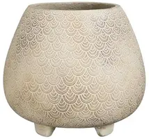 Mica Decorations bloempot quentin keramiek 31x27.5cm crème kopen?