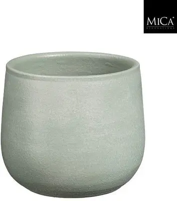Mica Decorations bloempot sevilla terracotta 15x13cm grijs